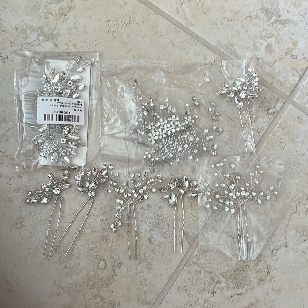 Bridal hair pins - never worn!